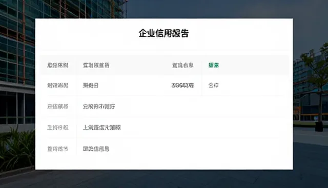 企业信用查询性能优化与适用场景分析